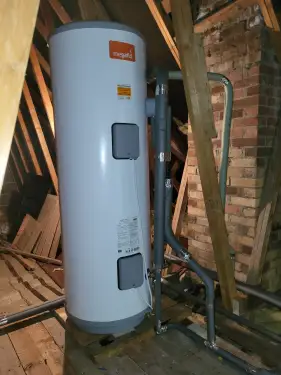 Click Here To Enlarge This Photo Of Unvented Hot Water Cylinder Installation in Nottingham