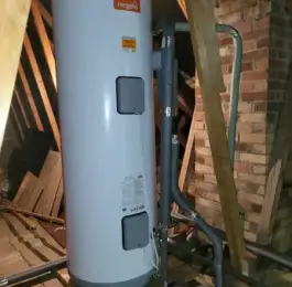 Unvented Hot Water Cylinder Installation in Nottingham: Click Here To View Larger Image